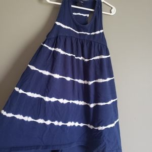 Gap girls Small blue/white tye dye dress